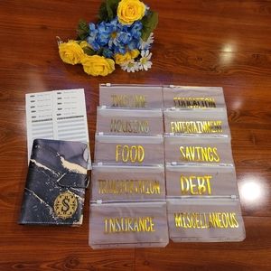 Black/Gold Budget Binder Set